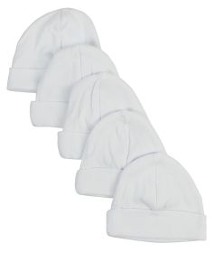 White Baby Cap (Option: Pack Of 5)
