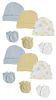 Boys Baby Caps and Mittens (Pack of 12)