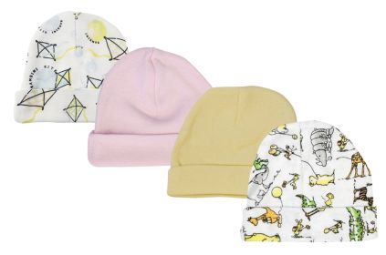 Boys Girls Caps (Option: Pack Of 4)