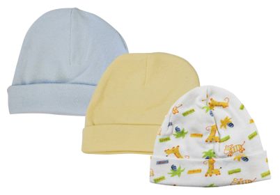 Baby Boy Infant Caps (Option: Pack Of 3)