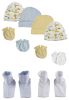 Baby Boy Infant Caps, Booties and Mittens