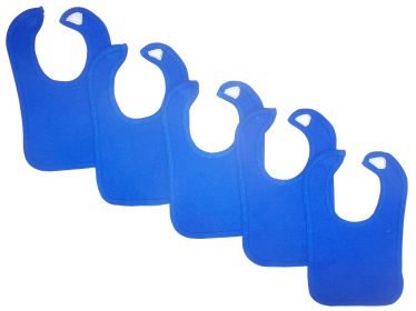 Blue Baby Bibs (Option: Pack Of 5)
