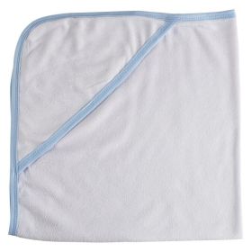 Hooded Towel (Option: Blue Binding)