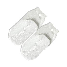 White Never Slip Socks - Single Pair (size: 2Y-3Y)