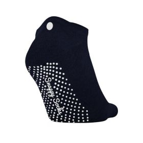 Navy Never Slip Socks - Single Pair (size: 1Y-2Y)