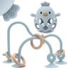 Suction Toys Teething Chew - Baby Table Toys, Teething Toys Silicone Teethers