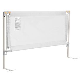 Toddler Bed Rail, Kids Beds Guard Rail with Reinforced Iron Pipe and Oxford Cloth, Adjustable Height Bed Side Railing (Side & Head/Footboard Size Range: 50-70 inches, Guard Position: Side)