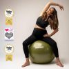Birthing Ball - Pregnancy Yoga Labor & Exercise Ball & Book Set Trimester Targeting, Maternity Physio