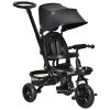 Tricycle for Toddler 4 in 1 Kids Trike with Reversible Adjustable Seat, Baby Push Bike with Removable Handle, Canopy