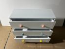 Kids 3 Drawer Dresser, Baby Nightstand for Bedroom, Storage Cabinet for Toddler Child for Living Room, Toddler Room, Nursery, Closet