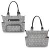 8PCS Baby Diaper Bag Set - Spacious 12-Pocket Design with Bottle Bag, Diaper Pad & Burp Cloths - 2 Carrying Ways