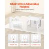 Montessori Weaning Table and Chair Set, 3 In 1 Wooden Toddler Table and Chairs with Chalkboard, Adjustable Height Montessori Table for Ages 1-5