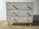 Kids 3 Drawer Dresser, Baby Nightstand for Bedroom, Storage Cabinet for Toddler Child for Living Room, Toddler Room, Nursery, Closet