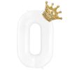 32inch Gold Crown Number Foil Balloon 1st 3st Birthday Party Wedding Ballon Supplies Baby Shower Decoration Air Globos