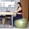 Birthing Ball - Pregnancy Yoga Labor & Exercise Ball & Book Set Trimester Targeting, Maternity Physio