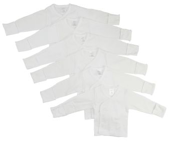 Preemie Long Sleeve Side Snap With Mitten (Option: 6 Pack)